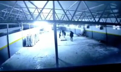 (Özel) Sancaktepe’de fabrikanın elektrik panosu bomba gibi patladı