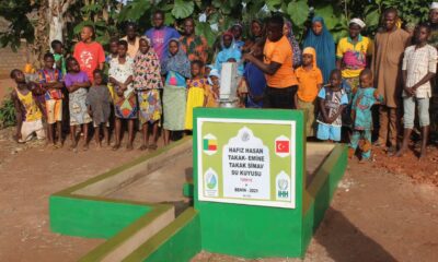 (ÖZEL) Simavlı hayırsever vatandaştan Benin’e su kuyusu hayrı