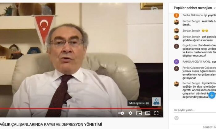 Pandemi sürecinde Sağlık Çalışanlarında Kaygı ve Depresyon Yönetimi paneli gerçekleşti