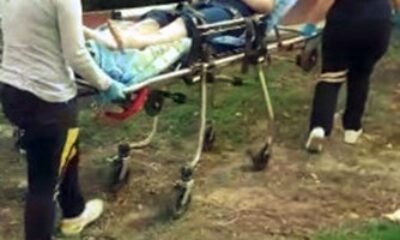 Parkta oynarken nefesi kesilen 11 yaşındaki çocuğun yardımına sağlık ekipleri yetişti