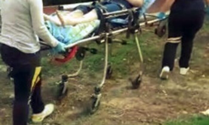 Parkta oynarken nefesi kesilen 11 yaşındaki çocuğun yardımına sağlık ekipleri yetişti