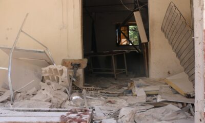 PKK’nın Afrin’de saldırdığı hastane harabeye döndü