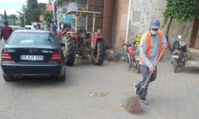 Poyrazdamları Mahallesinde genel temizlik