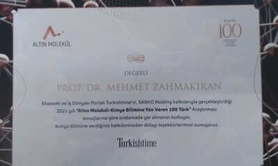 Prof. Dr. Mehmet Zahmakıran’dan bir başarı daha