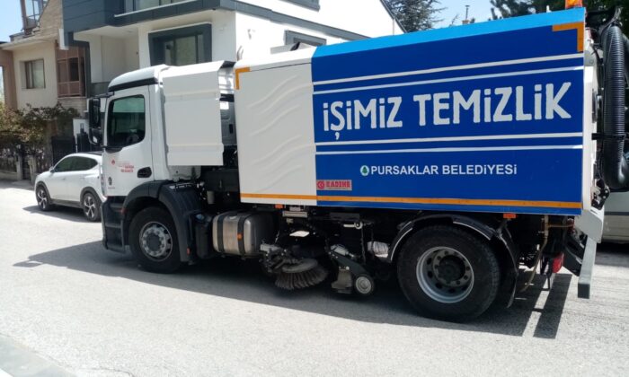 Pursaklar Belediyesi daha temiz bir ilçe için kolları sıvadı