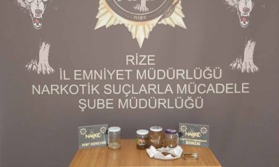 Rize’deki uyuşturucu operasyonunda 2 kişi gözaltına alındı