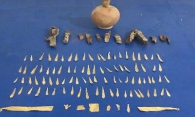 Romalılardan kalma altın tacı satamadan yakalandılar