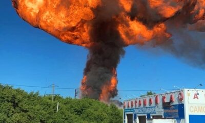 Rusya’da akaryakıt istasyonunda şiddetli patlama