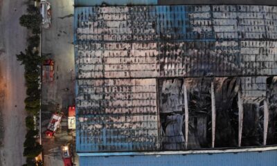 Sabah küle dönen fabrikada akşam yine yangın çıktı