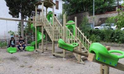 Safranbolu’da parklardaki oyun grupları yenileniyor