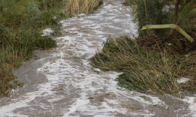 Sağanak yağış Karpuzlu’da etkili oldu