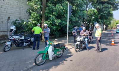 Salihli’de motosiklet sürücülerine sıkı denetim
