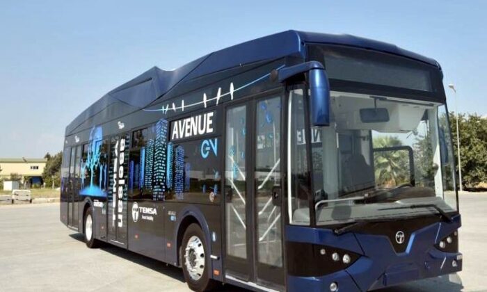 Samsun’a yerli lityum pilli elektrikli otobüs