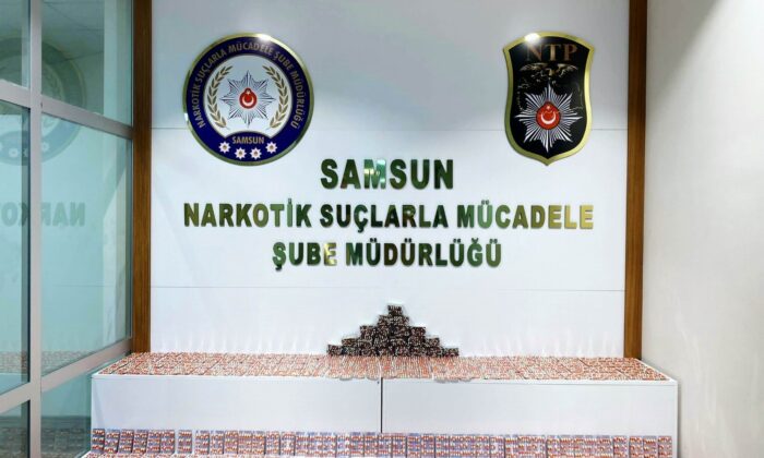 Samsun’da 7 bin 756 adet uyuşturucu hap ele geçti: 1 gözaltı