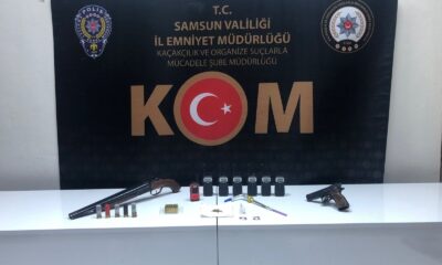 Samsun’da kendilerine polis süsü verip gasp yapan 8 kişi yakalandı