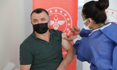 Samsun’da sanayi çalışanları aşılanıyor