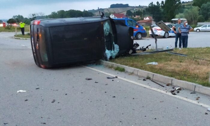 Samsun’da trafik kazası: 1 ölü, 2 yaralı