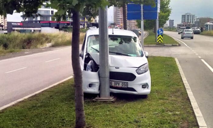 Samsun’da trafik kazası: 1 yaralı