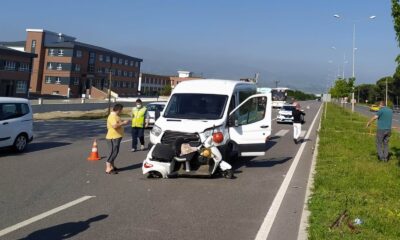 Samsun’da trafik kazası: 1 yaralı