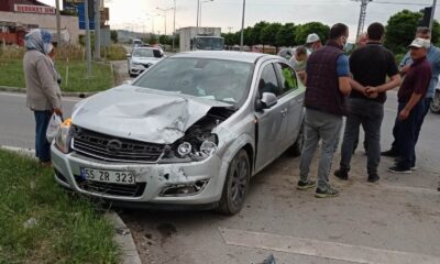 Samsun’da trafik kazası: 2 yaralı