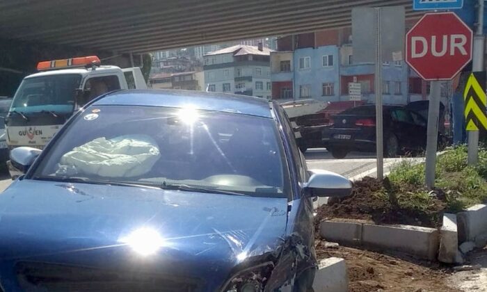 Samsun’da trafik kazası: 2 yaralı