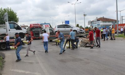Samsun’da trafik kazası: 3 yaralı
