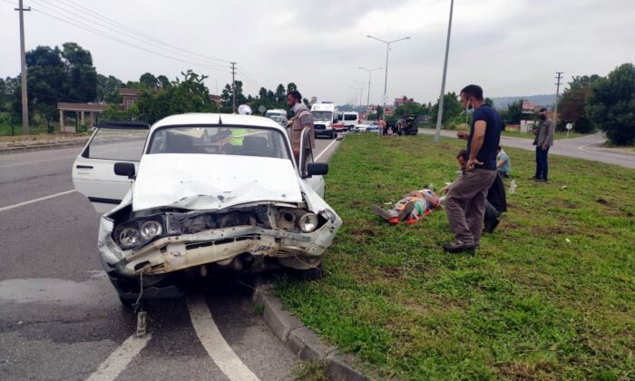 Samsun’da trafik kazası: 6 yaralı