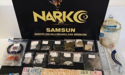 Samsun’da uyuşturucu operasyonu: 4 gözaltı