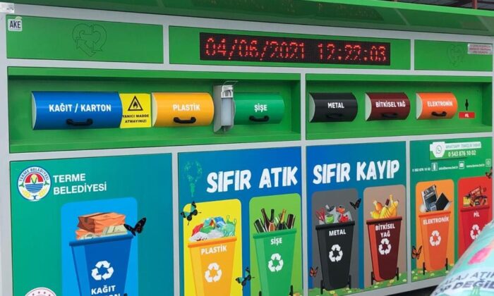 Samsun’daki sıfır atık kumbara ve konteyner sayıları hızla artıyor