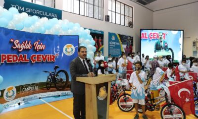 Şanlıurfa’da 100 öğrenciye bisiklet