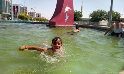 Şanlıurfa’da sıcak hava bunaltıyor