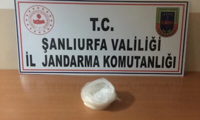 Şanlıurfa’da uyuşturucu operasyonunda bir tutuklama