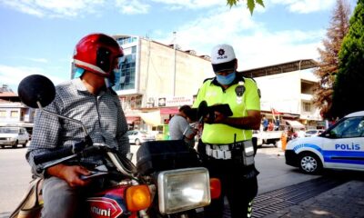 Sarıgöl Emniyeti’nden kask uygulaması