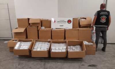 Sarp’ta kırmızı reçeteli ilaç ele geçirildi