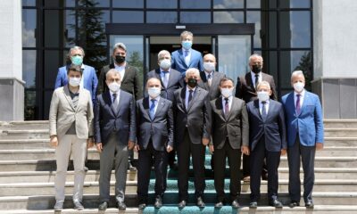 SBÜ Rektörü Erdöl, ERÜ Rektörü Çalış’ı Ziyaret Etti