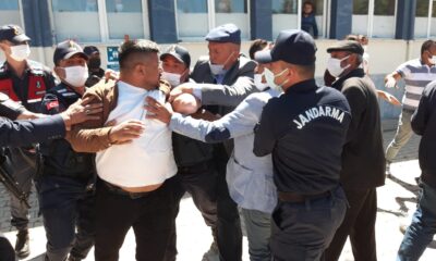 Seçim yapılan beldede oy kullanılan okulda kavga çıktı