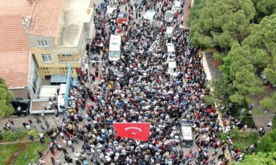 Şehit Polisi uğurlayan binler izdihama neden oldu