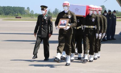 Şehit Samet Şeker’in naaşı Samsun’da