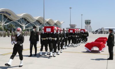 Şehitler memleketlerine uğurlandı
