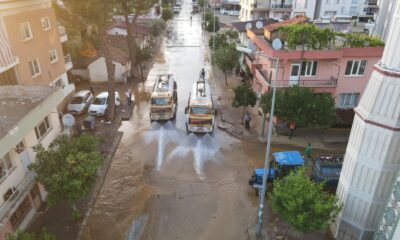 Selden zarar gören evler için Nazilli Belediyesi seferber oldu