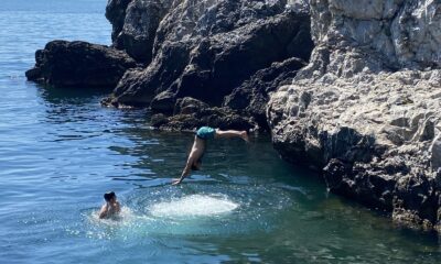 Sıcak havanın tadını böyle çıkardılar