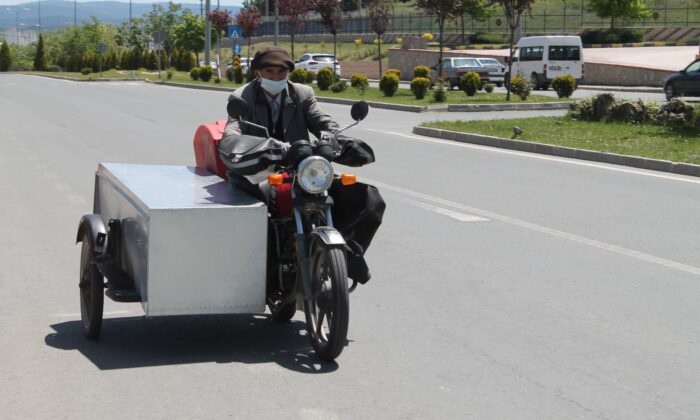 Sıfır aldığı motosikleti başına bela oldu