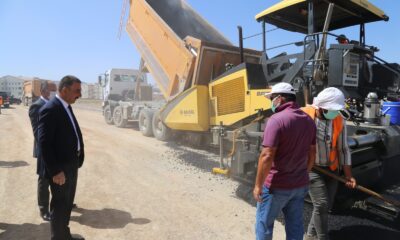 Siirt Valisi Hacıbektaşoğlu asfalt çalışmalarını denetledi