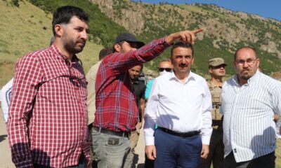 Siirt Valisi Hacıbektaşoğlu yol yapım çalışmalarını denetledi