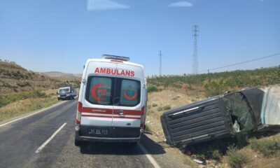 Siirt’te araç takla attı: 1 yaralı