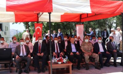 Siirt’te şehit Aktürk’ün isminin verildiği kütüphane açılışı ve okulun temeli atıldı