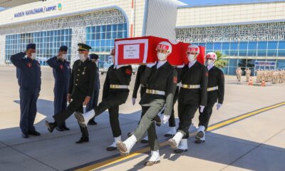 Silah kazasında şehit olan piyade er için Mardin’de tören düzenlendi