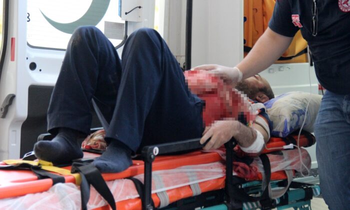 Silahını temizlerken hastanelik oldu