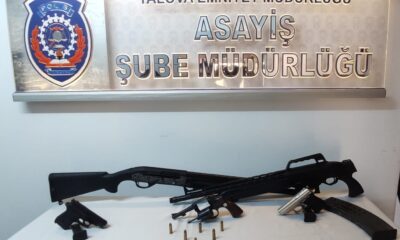 Silahla havaya ateş eden zanlılar yakalandı