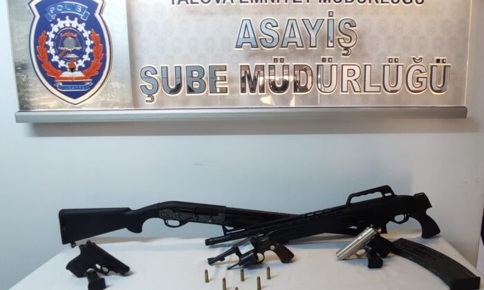 Silahla havaya ateş eden zanlılar yakalandı